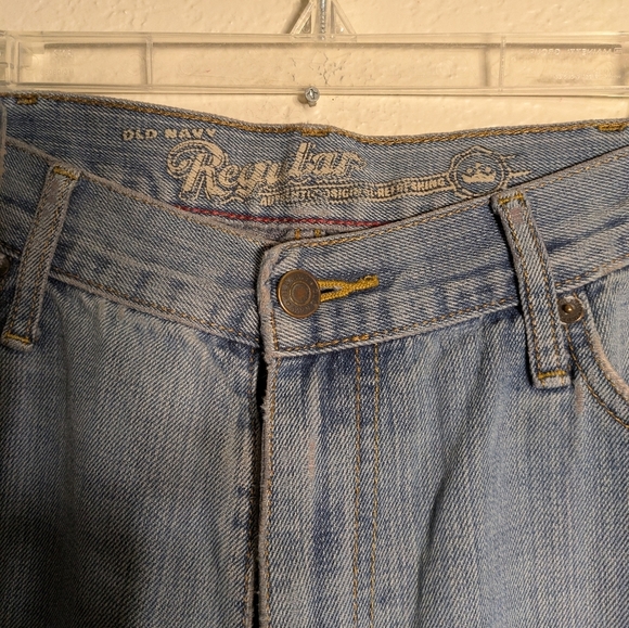 old Navy Men's Light Blue Jeans Pre-owned Size 36x30 Classic Fit - Picture 6 of 11